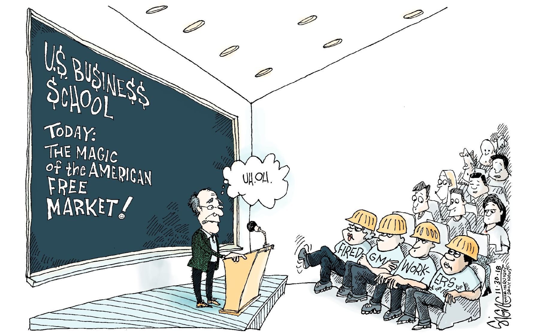 Signe Wilkinson editorial cartoon